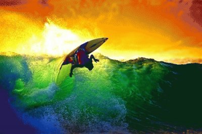 Surfing the Sunset