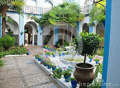 Un tÃ­pico patio andaluz