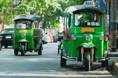 TAXIS EN BANGKOK.