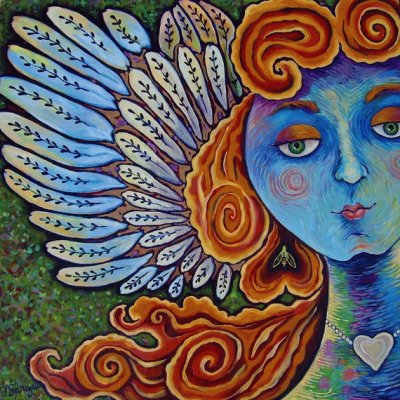 Folk art Angel