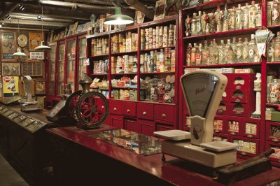 Una bonita tienda de abarrotes, a la antigÃ¼a