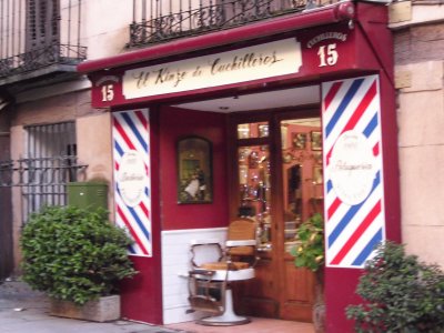 Una barberÃ­a sÃ³lo para caballeros