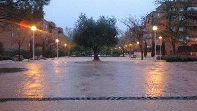 amaneciendo en la ciudad