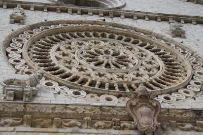 Rosone Basilica di San Francesco, Assisi (PG)