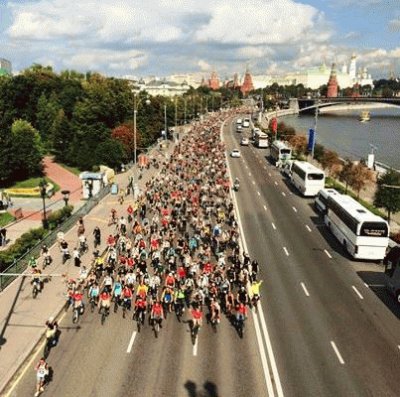 Pedalando em Moscou - Russia