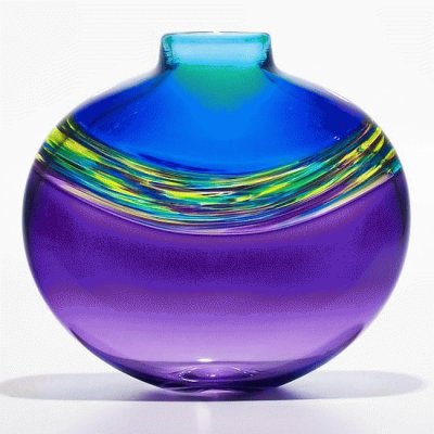 Purple and Blue Vase