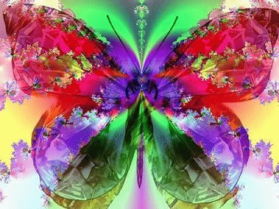 Colored Butterfly