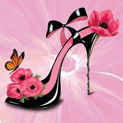 Shoe and Flowers