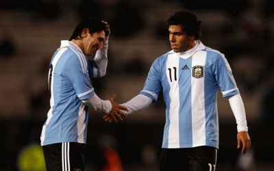 Messi y Tevez