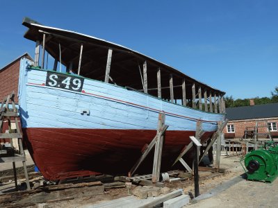 Old boat Esbjerg museum