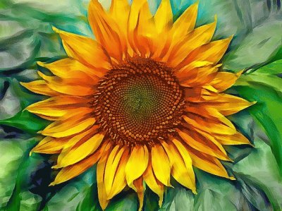 Sunflower Paintng