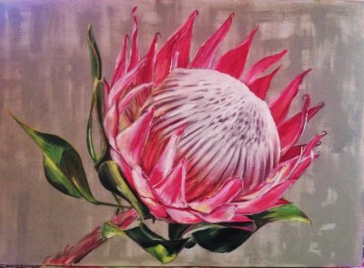 Protea Painting