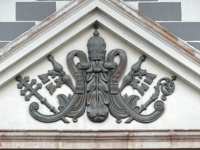 Escudo Papal (Catedral de MazatlÃ¡n)