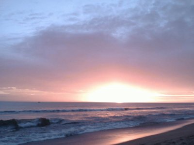 sunset in piriÃ¡polis, Uruguay