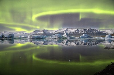 Laguna Jokulsrlon. Islandia