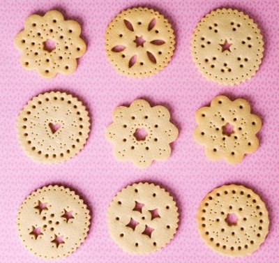 galletas de encaje