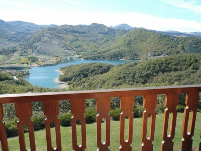 Reservoir view northern Spain