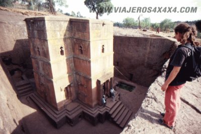 Iglesia bajo tierra. Lalibela. EtiopÃ­a