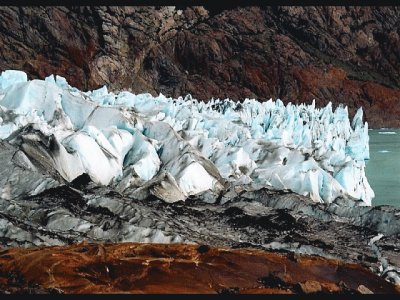 Morena del Glaciar Viedma. Patagonia argentina