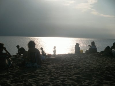 Atardecer en la playa