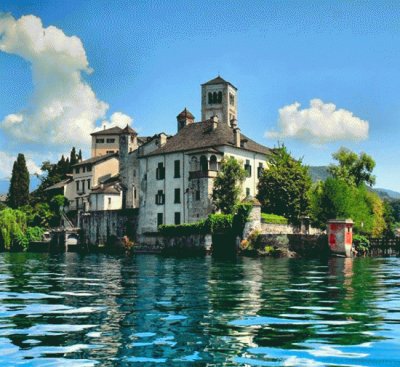 Isola san Giulio Italy