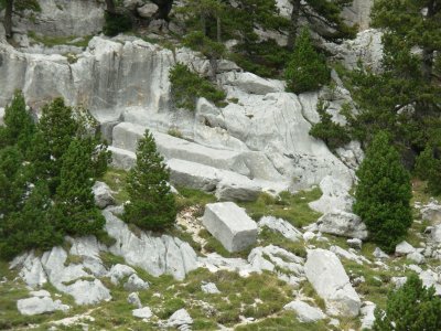 Antique carriÃ¨re romaine (Vercors-Fr)