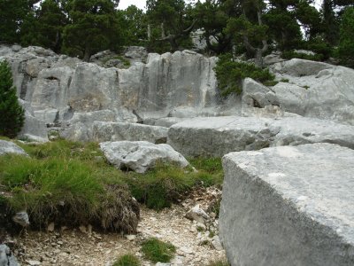 Antique carriÃ¨re romaine (Vercors-Fr)