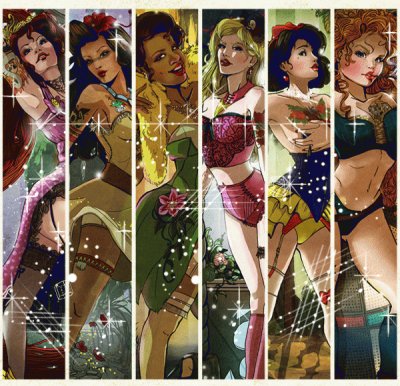 Princesas Disney Pin Up â™¥