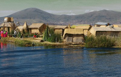 Lago Titicaca. PerÃº y Bolivia