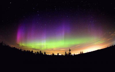 Aurora Boreal en Saskatchewan. CanadÃ¡