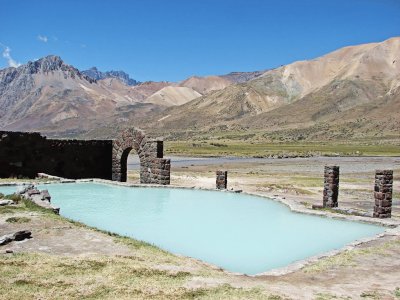 Termas El Sosneado. Mendoza. Argentina