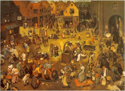 La Combat entre Carnaval et CarÃªme de Pierre Bruegel