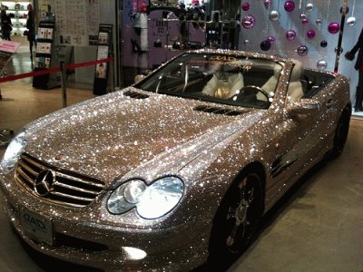 Mercedes SL600 diamantes