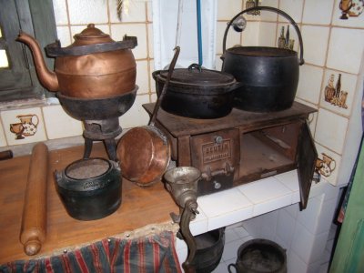 antigua cocina a leÃ±a