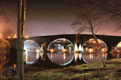 Stirling Bridge night