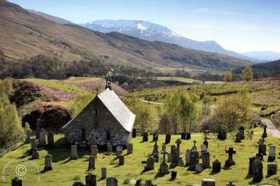 Cille Choirill Church - Highlands Scotland