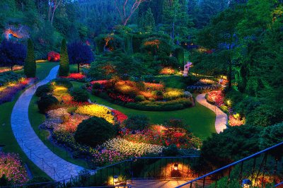 Butchart Gardens. CanadÃ¡