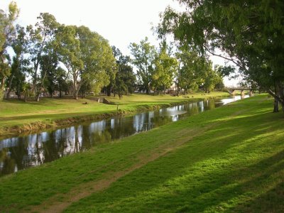 Arroyo en Pergamino. Buenos Aires. Argentina