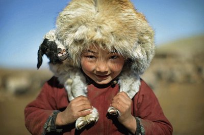 En el Desierto de Gobi. Mongolia