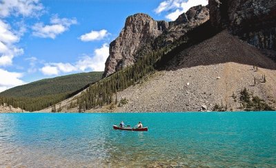 Lago Moraine. Alberta. CanadÃ¡