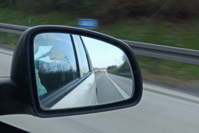 Auf der Autobahn