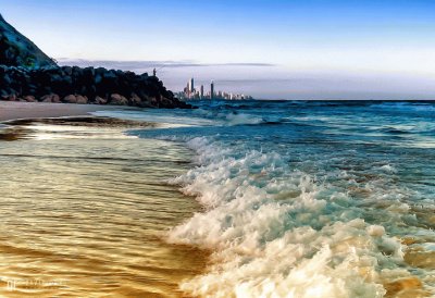 Playa Tallebudgera. Australia