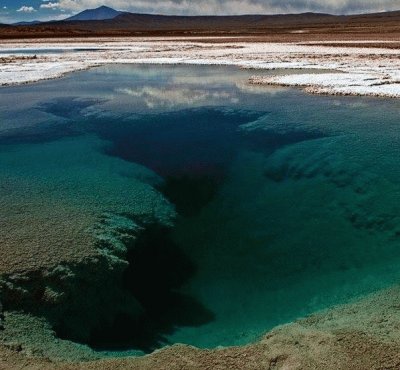 Ojo de mar en Salta. Argentina