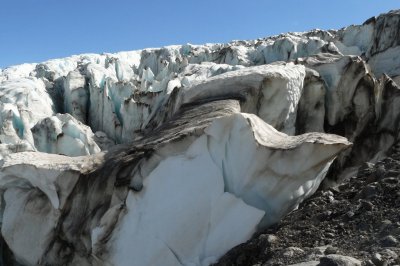 Glaciar CastaÃ±o Overo. RÃ­o Negro. Argentina