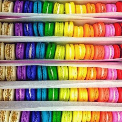 Colored Macarons