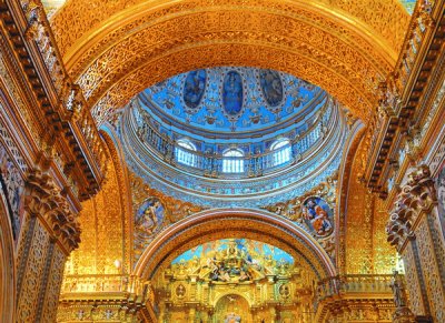 Iglesia de la CompaÃ±Ã­a. Quito. Ecuador