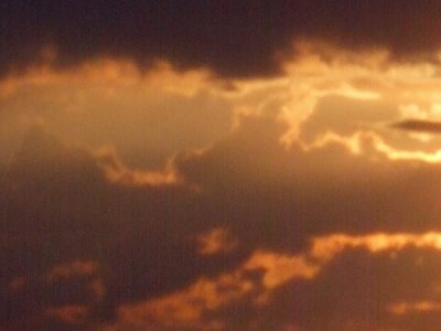 More colourful clouds at sunset