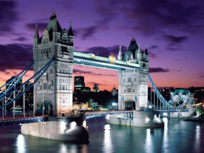 London Evening, Tower Bridge, England