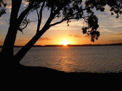 Atardecer en Villa CaÃ±Ã¡s. Santa Fe. Argentina