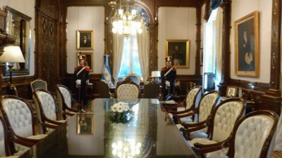 En la Casa Rosada. Buenos Aires. Argentina